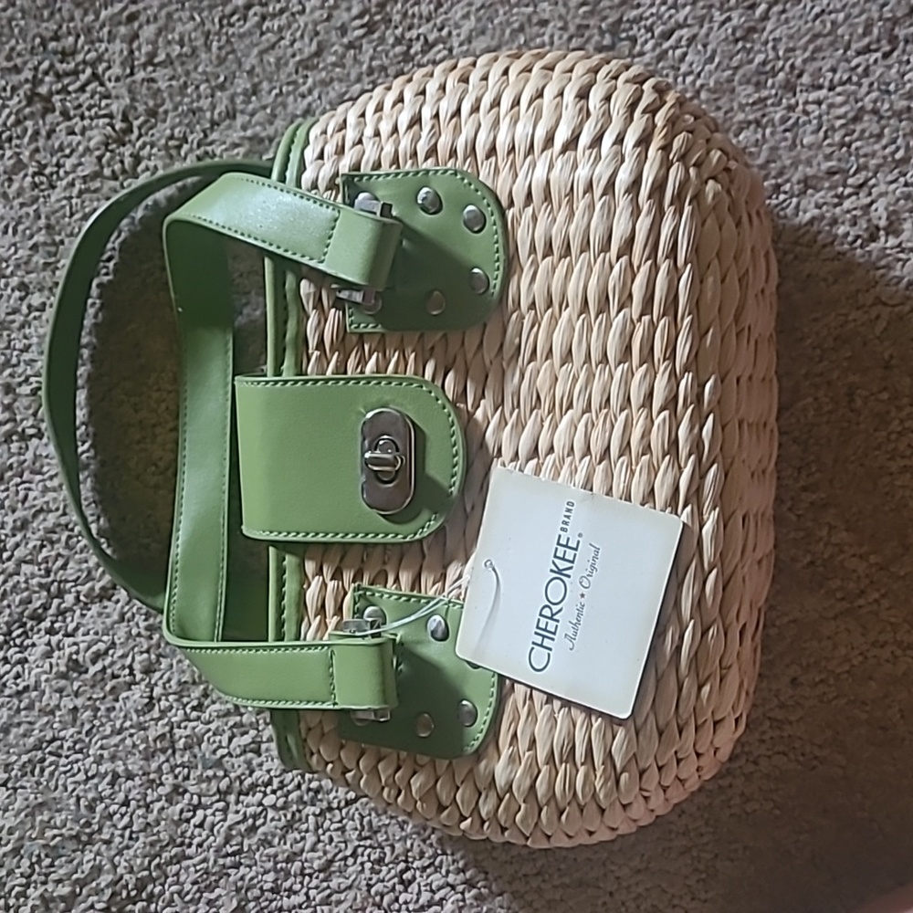 Cherokee brand wicker purse